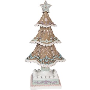 Clayre & Eef 6PR4320 Décoration Sapin de Noël 12x12x25 cm