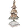 Clayre & Eef 6PR4320 Décoration Sapin de Noël 12x12x25 cm
