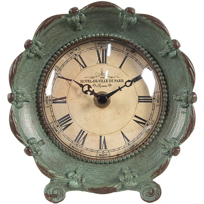 Clayre & Eef 6KL0821 Horloge de table 15x7x16 cm / 1xAA
