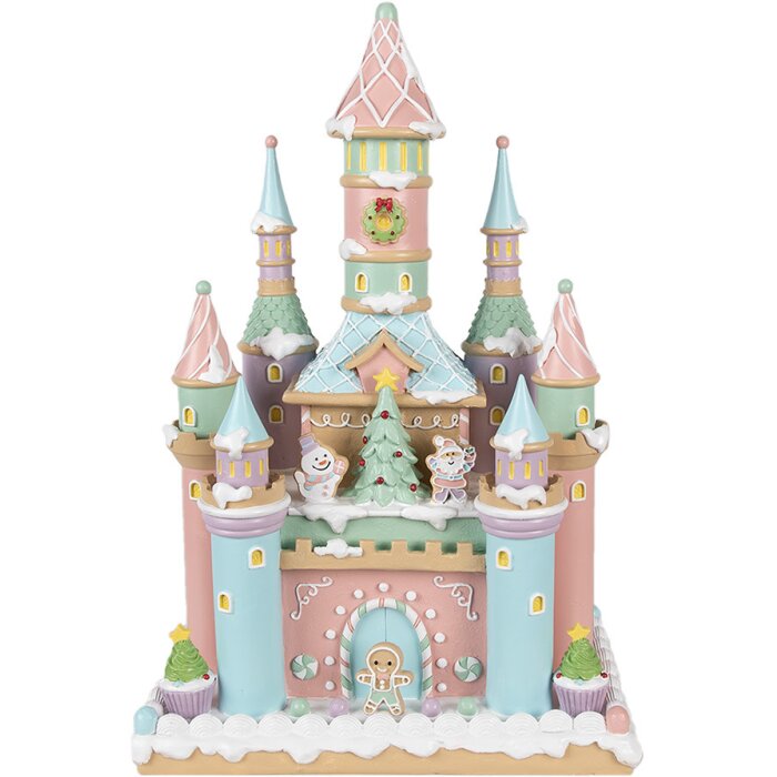 Clayre & Eef 6PR4262 Décoration Château 27x18x42 cm