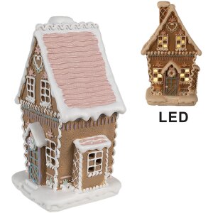 Clayre Eef Maison en pain dépices avec LED...