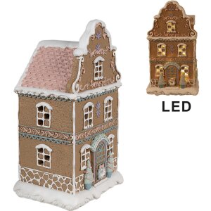 Clayre & Eef Maison en pain dépices avec LED...