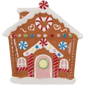 Clayre & Eef 6CE1784 Petite assiette Maison en pain...