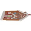 Clayre & Eef 6CE1784 Petite assiette Maison en pain dépices Design 20x21x2 cm