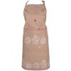 Clayre Eef Tablier de cuisine Maison en pain dépices Marron 70x85 cm Coton Noël