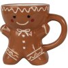 Clayre & Eef Tasse Bonhomme de pain dépice 325 ml Brun Tasse en céramique Noël