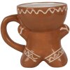 Clayre & Eef Tasse Bonhomme de pain dépice 325 ml Brun Tasse en céramique Noël