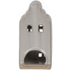 Clayre & Eef 6CE1790 Porte-bougie en porcelaine Maison Beige 9x8x18 cm style campagnard