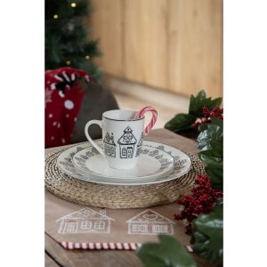 Clayre Eef GBB42-1 Torchon 50x70 cm Marron Maison en pain dépices Coton
