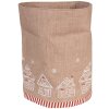 Clayre Eef GBB50 Panier à pain Maison en pain dépices Marron Rond coton Ø 15x16 cm