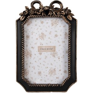 Clayre & Eef 2F1161 Cadre photo noir 13x2x20 cm...