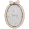 Clayre & Eef 2F1165 Cadre photo Beige Ovale 16x3x22 cm / 13x18 cm Romantique