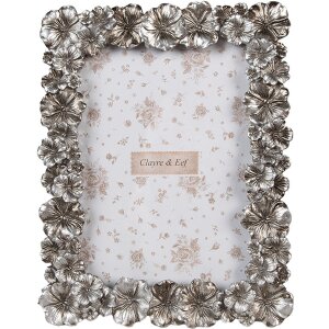 Clayre & Eef 2F1173 Cadre photo 17x2x22 cm Argent...