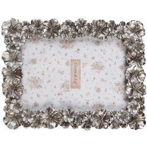 Clayre & Eef 2F1173 Cadre photo 17x2x22 cm Argent Style Vintage