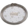 Clayre & Eef 2F1175 Cadre photo couleur argent Ovale 18x3x13 cm / 15x10 cm