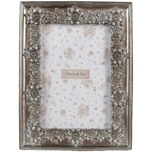 Clayre & Eef 2F1181 Cadre photo argent 15x2x20 cm...