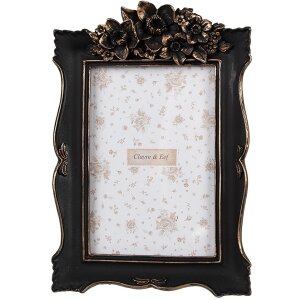 Clayre & Eef 2F1185 Cadre photo noir antique 15x3x22...