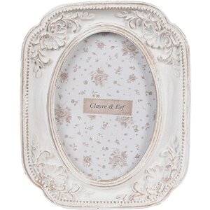 Clayre & Eef 2F1187 Cadre photo blanc 10x2x12 cm 6x9...