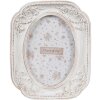 Clayre & Eef 2F1187 Cadre photo blanc 10x2x12 cm 6x9 cm Shabby Chic