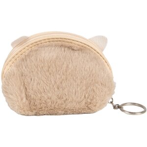 Juleeze JZWA0214 Porte-monnaie motif chat beige 12x2x9 cm