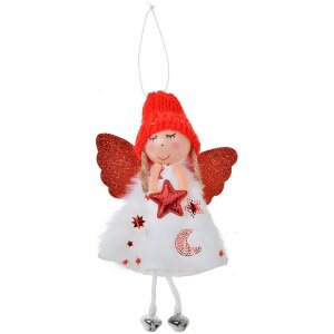 Clayre & Eef 65680R Décoration Ange suspendu...