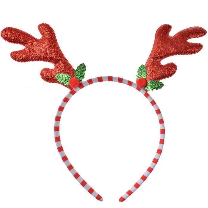 Clayre & Eef 65688 Bandeau de cheveux avec bois de cerf 20x3x21 cm
