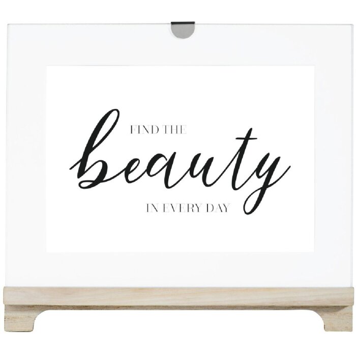 Hama Cadre portrait Beauty 13 x 18 cm bois MDF verre reflex transparent-blanc