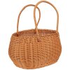 Clayre & Eef 65720 Corbeille de rangement marron plastique 38x24x19/38 cm