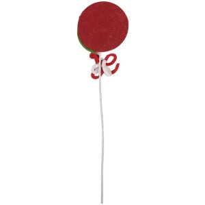Clayre & Eef 65855 Décoration de Noël Lollipop 10x1x42 cm rouge blanc vert
