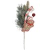 Clayre & Eef 65865 Décoration Branche Verte Rouge 10x8x30 cm Plastique