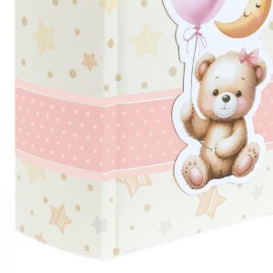 ZEP Baby Album Brian 32x32 cm rose ourson avion 60 pages carton photo