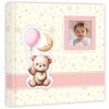 ZEP Baby Album Brian 32x32 cm rose ourson avion 60 pages carton photo