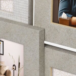 ZEP MDF cadre photo Zante pour 9 photos 10x15 cm 64x56 cm Beige