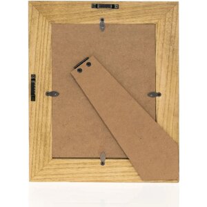 Cadre photo en bois ZEP Martigny 13x18 cm Vintage Marron Bleu