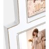 Cadre photo en bois ZEP Kepler 2Q 2 photos 10x15 cm blanc