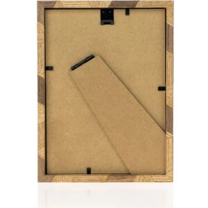 ZEP Cadre photo en bois Lisbona 10x15 cm Naturel Marron Décoratif