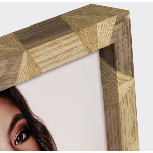 ZEP Cadre photo en bois Lisbona 13x18 cm Naturel Marron Décoratif