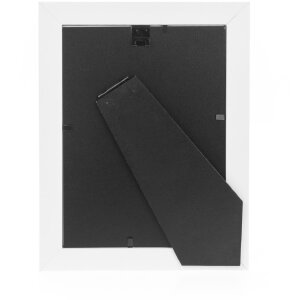 Cadre photo ZEP en bois Caen 13x18 cm bicolore blanc marron