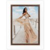 Cadre photo ZEP en bois Caen 13x18 cm bicolore blanc marron
