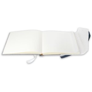 ZEP Album photo Busta bleu 30x24 cm 60 pages blanches pergamine design italien