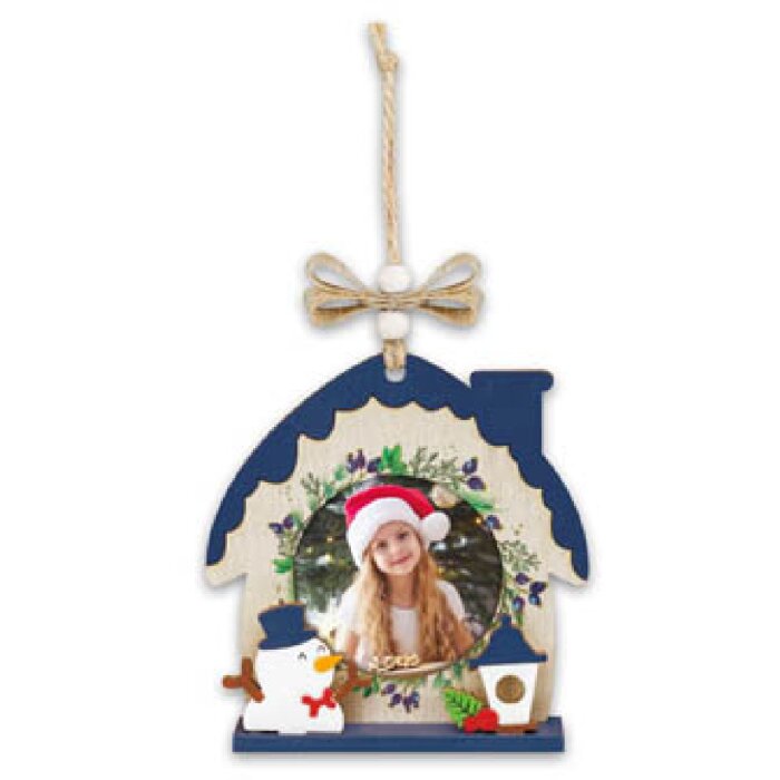ZEP Koda B Décoration en bois avec image 6x6 cm à suspendre