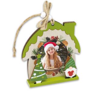 ZEP Koda C Cadre photo en bois 6x6 cm Motif de Noël...