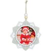 ZEP Pendentif en bois Noël avec image 6x6 cm à suspendre couleur aléatoire