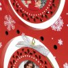 ZEP LK284 Helga cadre photo en bois rouge 21x5x28 cm pour 2 photos 6x6 cm