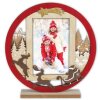 ZEP Cadre photo de Noël Heidi bois rouge 10x15 cm design dhiver