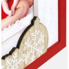 ZEP ZT3768 Vipiteno Cadre photo en bois Blanc Rouge 15x20 cm Vertical