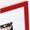 ZEP ZT3768 Vipiteno Cadre photo en bois Blanc Rouge 15x20 cm Vertical
