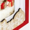 ZEP ZT3764 Vipiteno Horizontal cadre photo en bois blanc rouge 10x15 cm