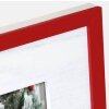 ZEP ZT3764 Vipiteno Horizontal cadre photo en bois blanc rouge 10x15 cm
