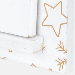 ZEP VP2364 Valtellina B cadre photo en bois blanc 10x15 cm